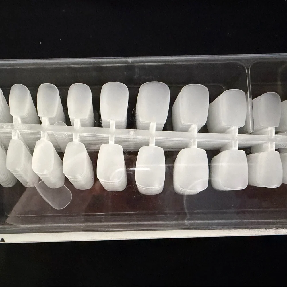 Clear Nail Tips and Storage